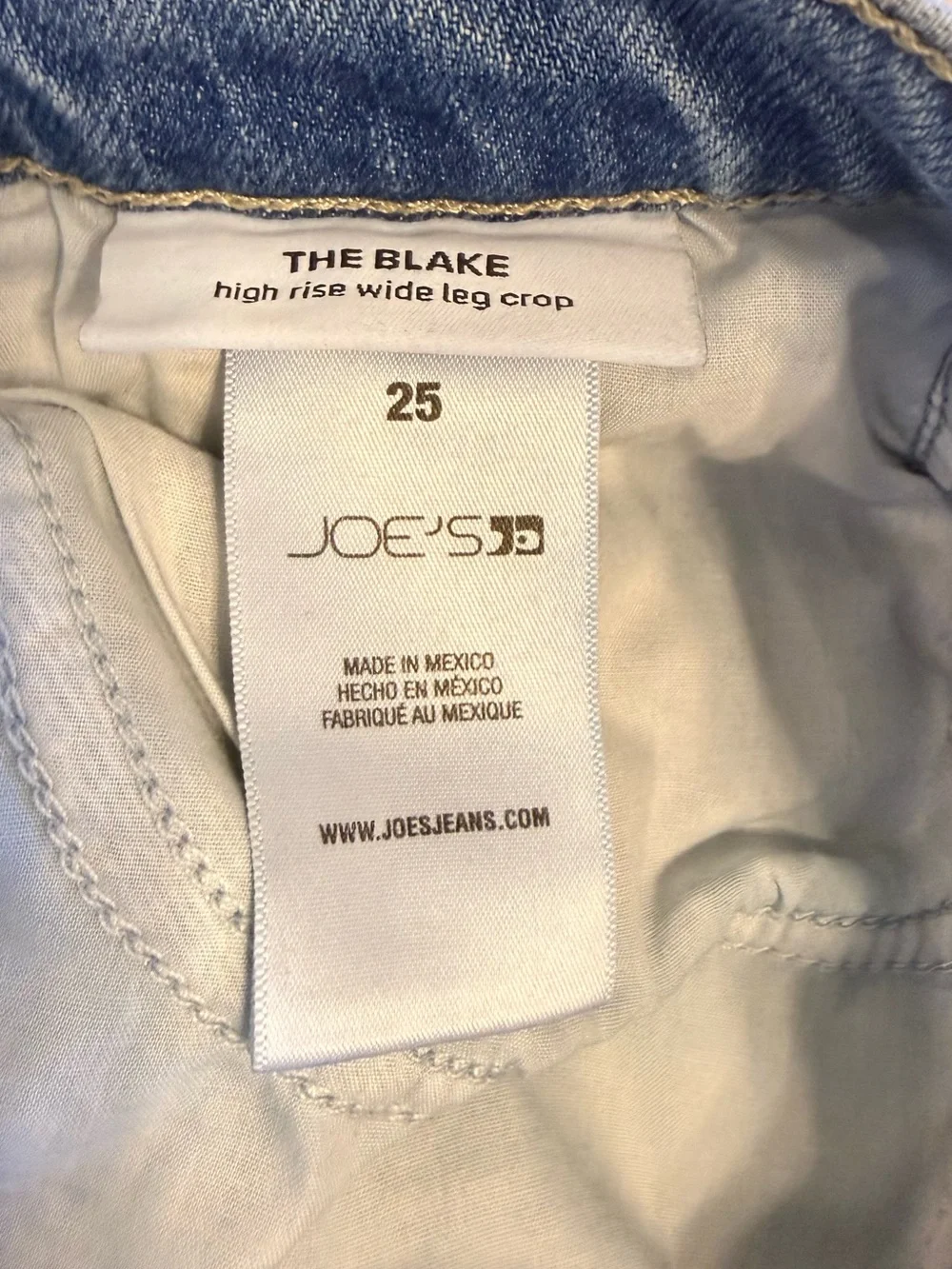 Joe's The Blake Wide Leg Crop Jeans Light Blue